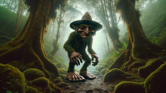 Dense jungle trail in Belize, believed to be home of the mythical Tata Duende.