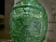 Jade Head of Belize representing the Maya sun god Kinich Ahau, carved from green jadeite
