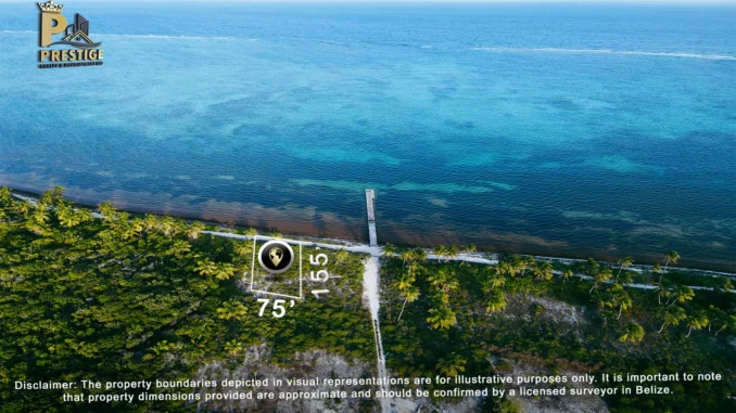 Ambergris Caye land for sale with reef views